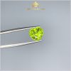 Đá Peridot xanh lá mạ hình trái tim rất đẹp