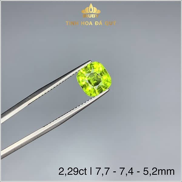 Đá Peridot xanh lá mạ lửa đẹp toàn viên 2.29ct - IRPD233229 hình ảnh 1