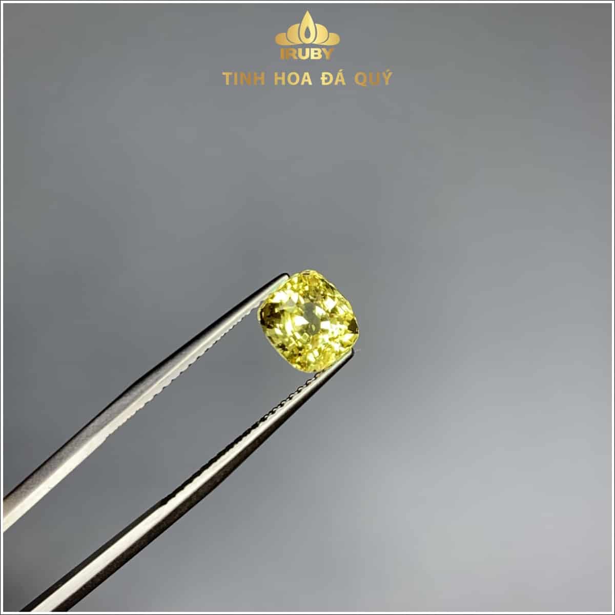 Đá Sapphire vàng tự nhiên không nhiệt 2,11ct - IRSY233211 hình ảnh 3