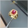 Nhẫn nam Ruby siêu nét - IRR233154