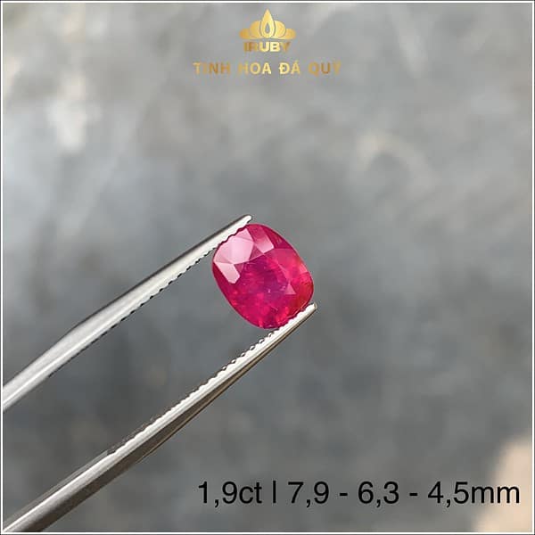 Ruby facet đỏ khối đẹp 1.9ct - IRRF23319 hình ảnh 3