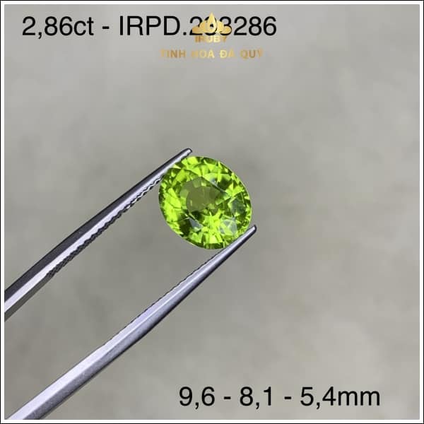 Viên Peridot xanh lá mạ 2,86ct - IRPD 233286 hình ảnh 4