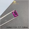 Viên Rhodolite Garnet đỏ tím cắt emerald hiện đại 3.56ct - IRGN233356 hình ảnh