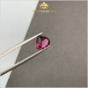 Viên Rhodolite Garnet hình trái tim đẹp lấp lánh 2.20ct - IRGN233220 đủ đáy