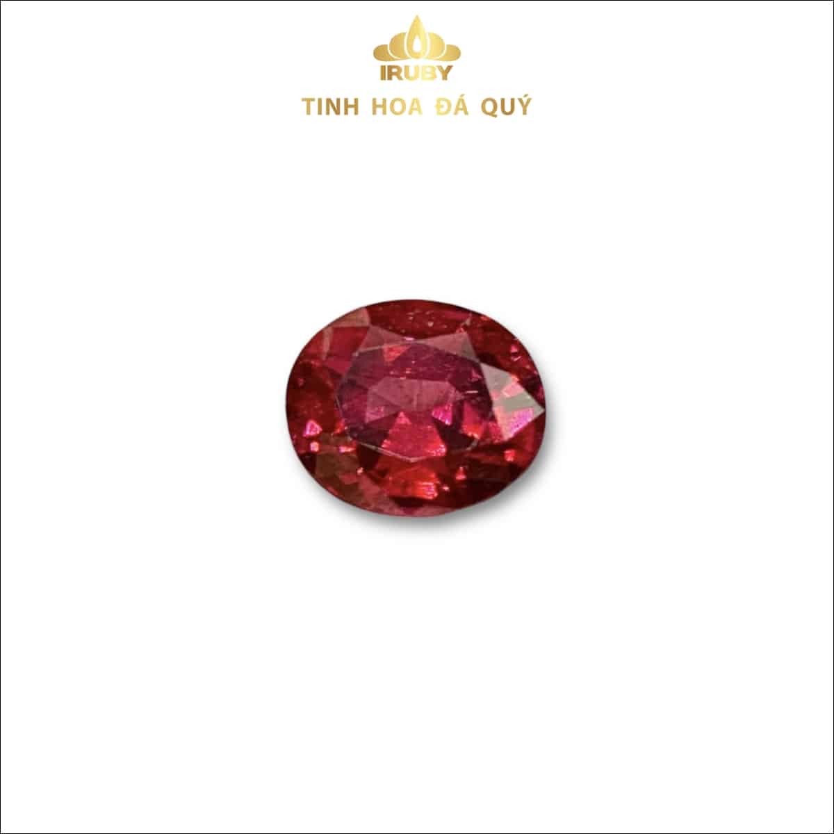 Viên Rhodolite Garnet đỏ thuần khối tiêu chuẩn 3,13ct – IRGN233313