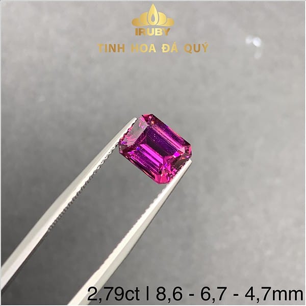 Viên Rhodolite garnet đỏ đậm 2.77ct - irgn233277 hình 2