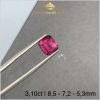 Viên Rhodolite granet đỏ thuần 3.10ct hình ảnh 4