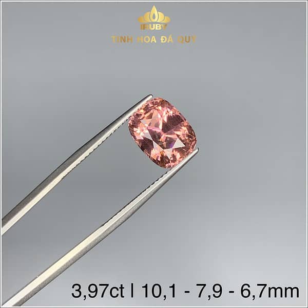 Viên Tourmaline hồng đẹp sắc nét 3,97ct - IRTM233397 hình ảnh 1