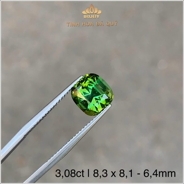 Viên Tourmaline xanh lá đẹp long lanh 3,08ct - IRTM 2303308 hình ảnh