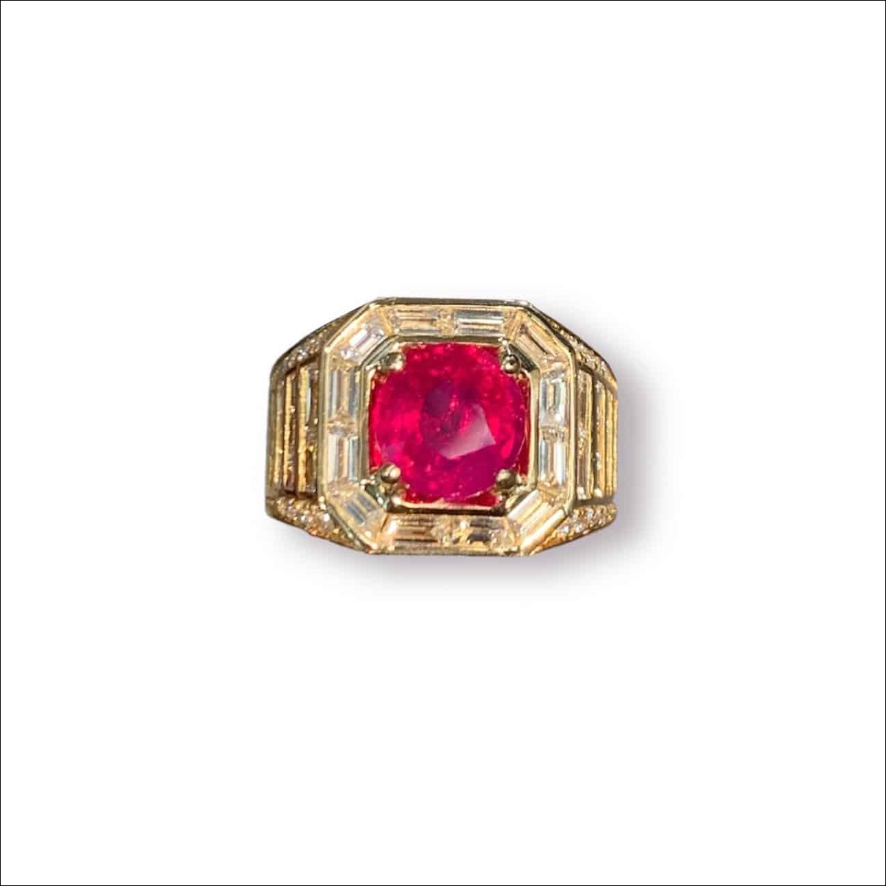 Nhẫn Ruby mẫu Hoàng Tử - IRRF 23330 hình ảnh