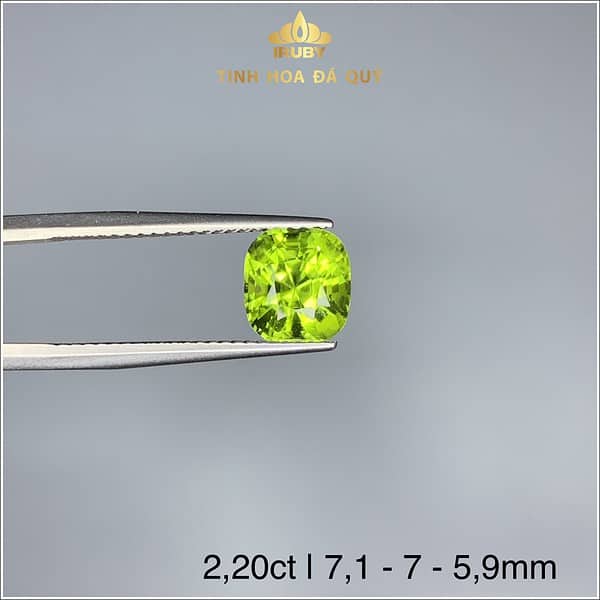 Đá Peridot xanh lá mạ 2,20ct - IRPD233220 hình ảnh 2