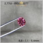 Viên Spinel hot pink long lanh 2,77ct – IRSI 233277