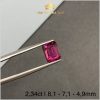 Viên rhodolite garnet đẹp lành sạch 3.34ct - IRGN23334 hình ảnh 5