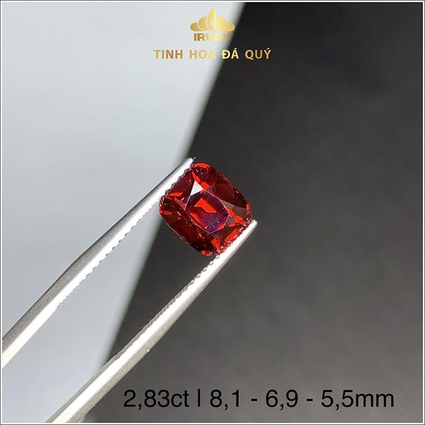 Đá Granet màu đỏ đậm 2,83ct – IRGN233283 hình ảnh 2