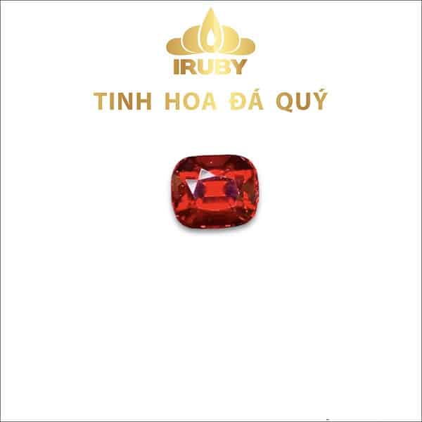 Đá Granet màu đỏ đậm 2,83ct – IRGN233283 hình ảnh