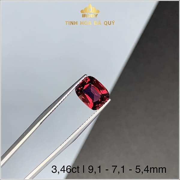 Đá Granet màu đỏ đậm 3,46ct – IRGN233346 hình ảnh 5