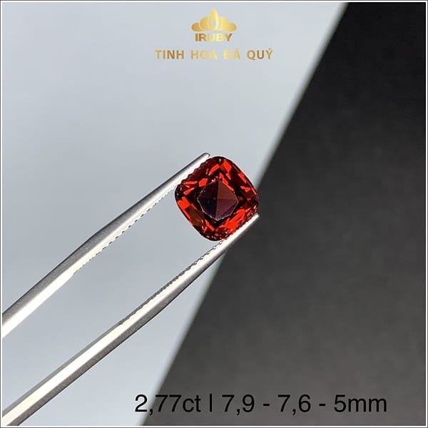 Đá Granet màu đỏ đẹp tự nhiên 100% 2,77ct - IRGN233277 hình ảnh 4