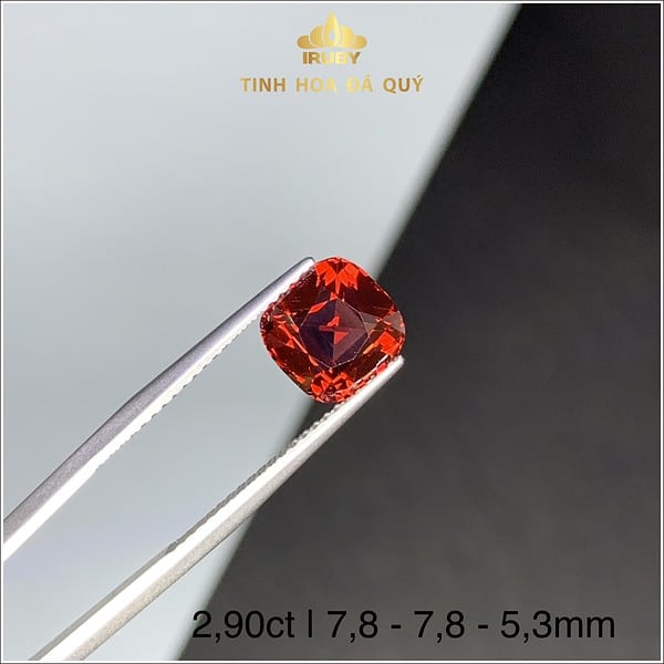 Đá Granet màu đỏ thuần 2,90ct – IRGN233290 hình ảnh 4