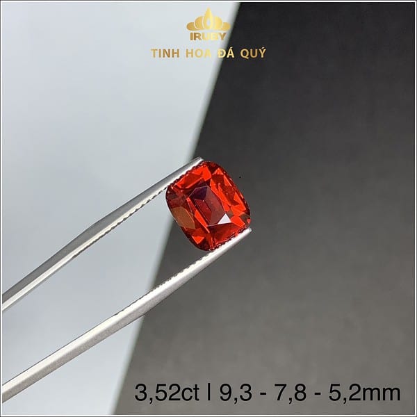 Đá Granet màu đỏ thuần đẹp 3,52ct – IRGN233352 hình ảnh 3