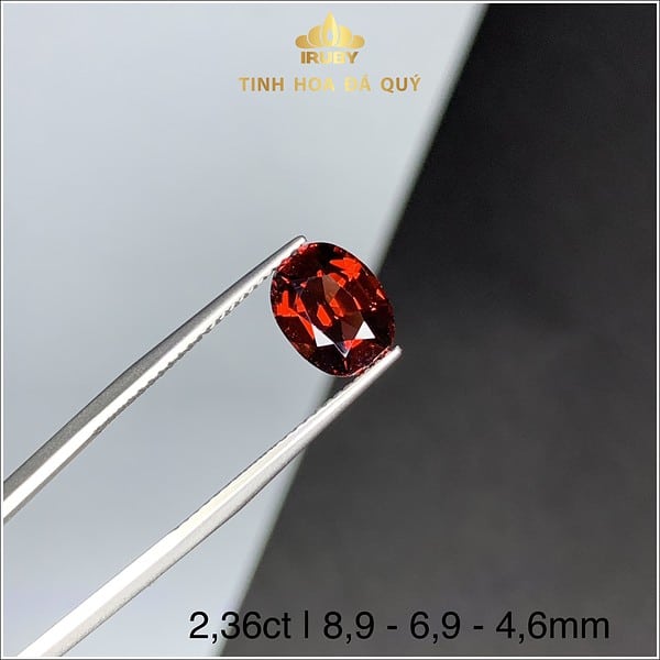 Đá Granet màu đỏ thuần lành sạch 2,36ct – IRGN233236 hình ảnh 4