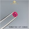 Đá Ruby facet Lục Yên 0.66ct - IRRB233066 hình ảnh 4