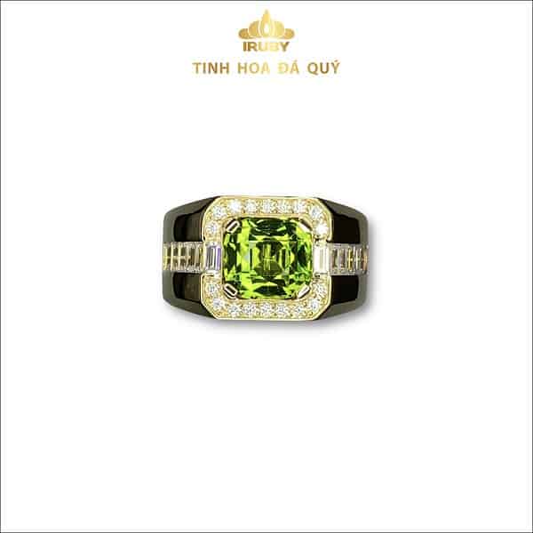 Nhẫn Nam đá chủ Peridot hình ảnh 5