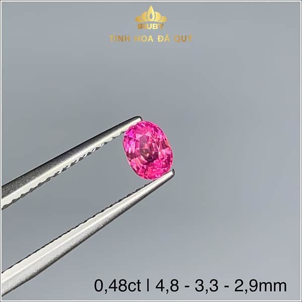 Đá Ruby đỏ hồng 0.48ct - IRRB233048 hình ảnh 3