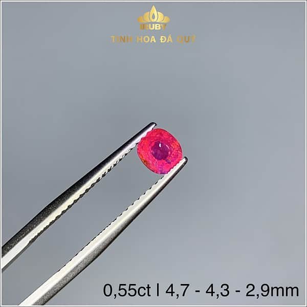 Đá Ruby đỏ hồng 0.55ct - IRRB233055 hình ảnh 3