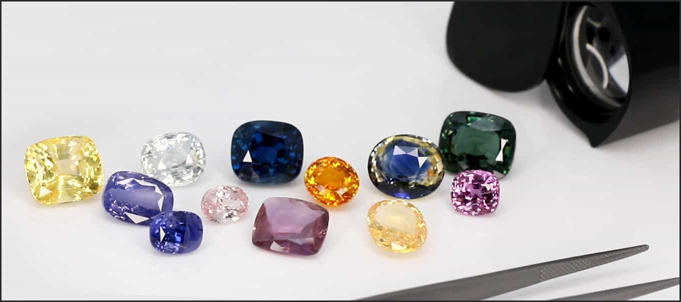 Sapphire có nhiều biến thể vê màu sắc