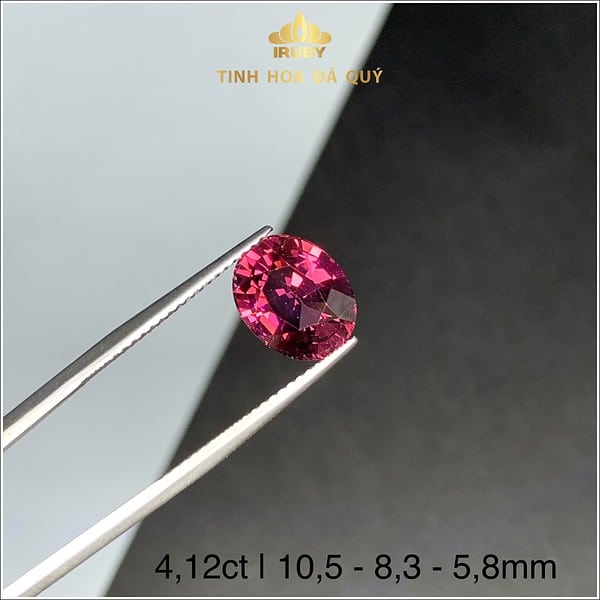 Viên Garnet 4.12ct màu đỏ tím hình ảnh 2