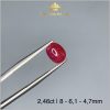 Viên Ruby Cabochon Lục Yên 2,46ct - IRRB 234246 hình ảnh