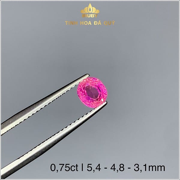 Viên Ruby facet 0,75ct tự nhiên nguyên bản - IRRB 234075 hình ảnh