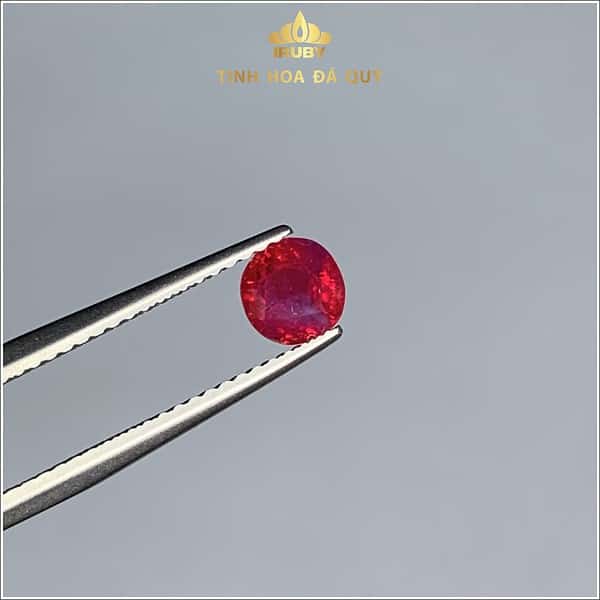 Viên Ruby facet lục yên màu đỏ huyết 0,86ct - IRRB233086 hình ảnh 2