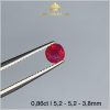 Viên Ruby facet lục yên màu đỏ huyết 0,86ct - IRRB233086 hình ảnh 3