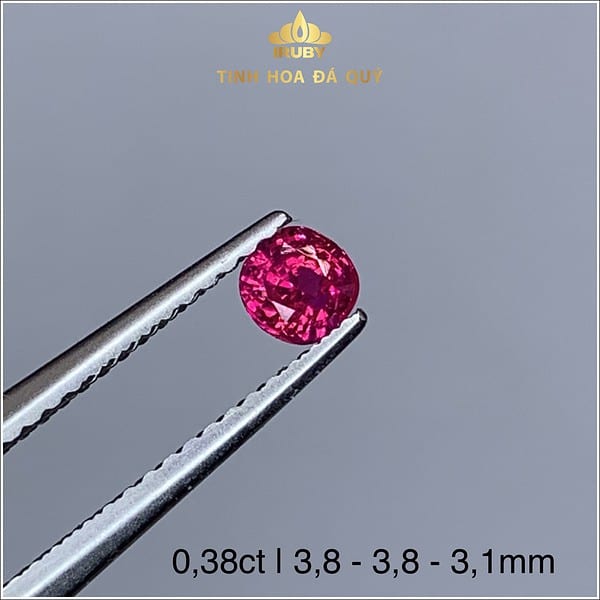 Đá Ruby Facet Lục Yên tự nhiên 0,38ct - IRRB 235038 hình ảnh 3