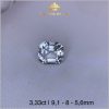 Đá Topaz màu trắng tinh khiết 3,33ct. - IRTP 235333 hình ảnh