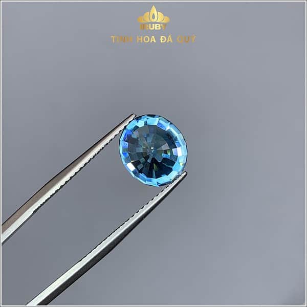 Đá Zicon xanh dương đẹp long lanh 7,26ct - IRZC 235726 hình ảnh 1