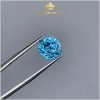 Đá Zicon xanh dương đẹp long lanh 7,26ct - IRZC 235726 hình ảnh 3