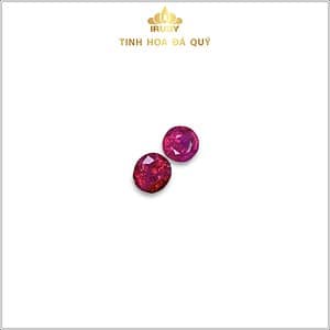 Đôi ruby facet Lục Yên tự nhiên 1,10ct - IRRB 234110 hình ảnh 1