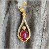 Mặt dây chuyền Ruby huyết kính 4ct - IRRB2354 hình ảnh 3