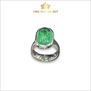 Nhẫn Nam Emerald xanh lục 9,62ct hình ảnh 1