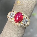Nhẫn Ruby unisex 4,0ct – IRRB 23540