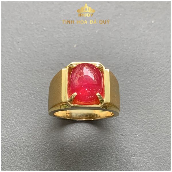 Nhẫn nam Ruby doanh nhân 5,65ct - IRRB 235565 hình ảnh 2