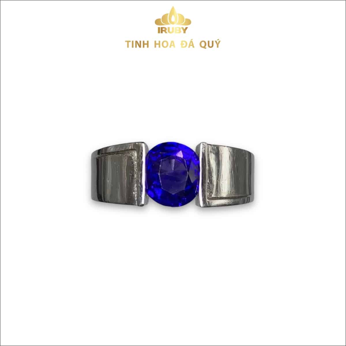 Nhẫn nam Sapphire xanh lam hoàng gia unisex 1,10ct - IRSP 235110