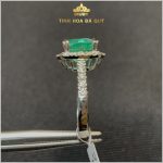 Nhẫn nữ Emerald kết Kim Cương sang trọng tinh tế – IREM235215