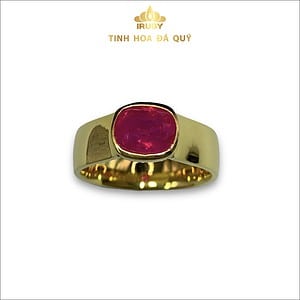 Nhẫn unisex Ruby facet phong cách Châu Âu 23ct - IRRB 23523 hình ảnh 5