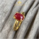 Nhẫn nữ Ruby huyết kính Vintage 3,85ct – IRRB 235385