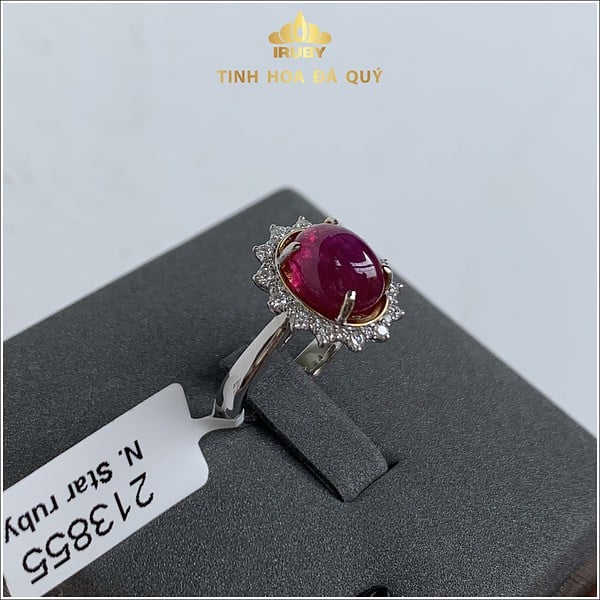 Nhẫn nữ Ruby sao VIP kết Kim Cương tự nhiên 2.78ct - IRRB235278 hình ảnh 3