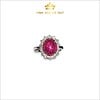 Nhẫn nữ Ruby sao VIP kết Kim Cương tự nhiên 2.78ct - IRRB235278 hình ảnh 4