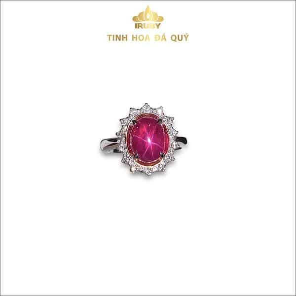 Nhẫn nữ Ruby sao VIP kết Kim Cương tự nhiên 2.78ct - IRRB235278 hình ảnh 4